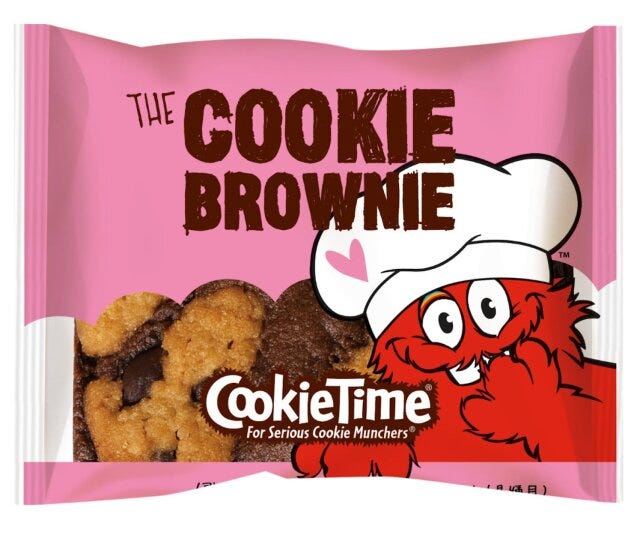 セブン-イレブンのクッキータイムのクッキーブラウニー