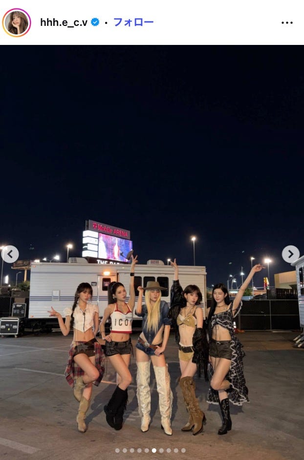 HONG EUNCHAE Instagramより