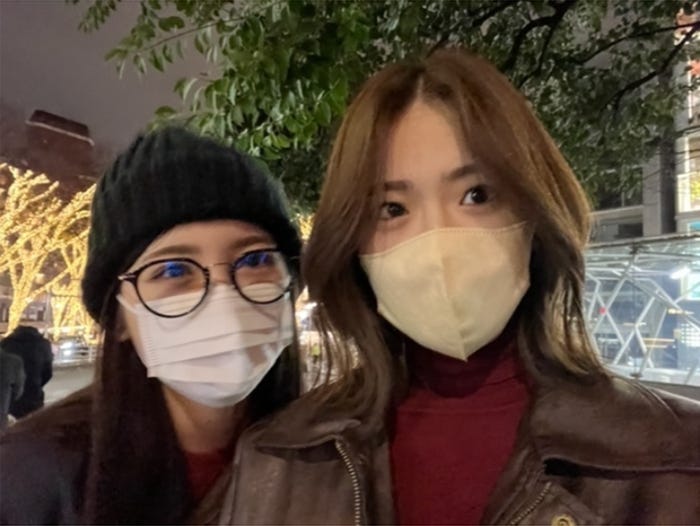 筒井あやめ、清宮レイ/筒井あやめオフィシャルブログより