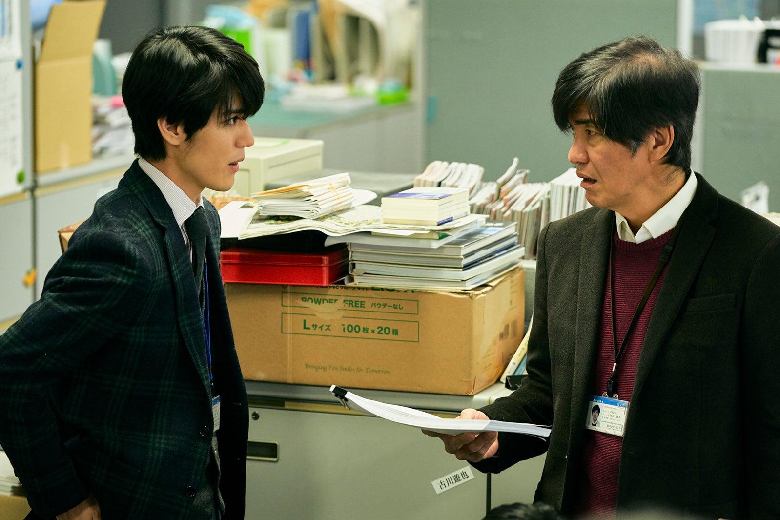 寬一郎、佐藤浩市（C）2019「一度も撃ってません」フィルムパートナーズ