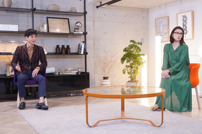 沢村一樹、水野美紀(C)フジテレビ
