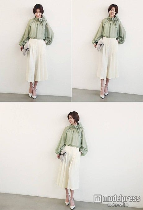 ハイウエストAラインガウチョパンツ「ACO DESIGN」8,100円（税込）