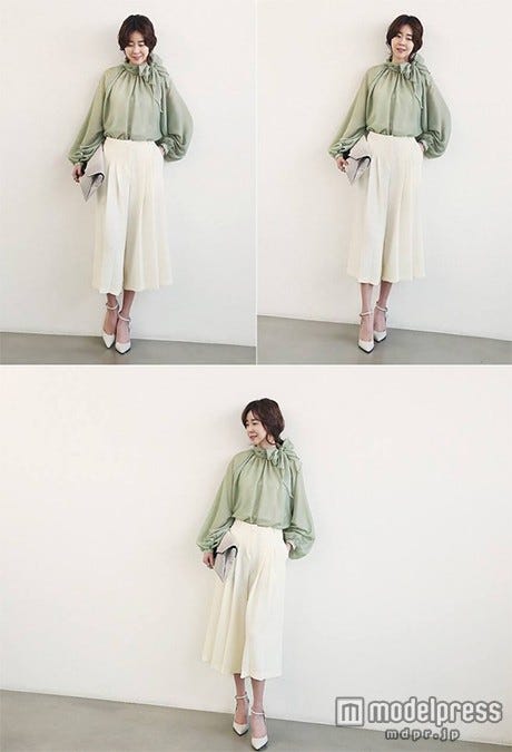 ハイウエストAラインガウチョパンツ「ACO DESIGN」8,100円(税込)