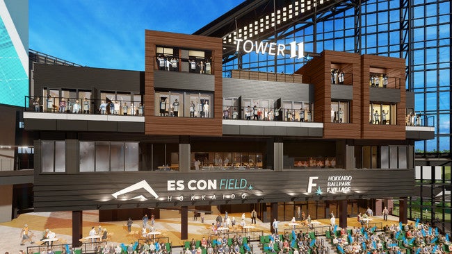 TOWER 11イメージ／画像提供：ファイターズ スポーツ＆エンターテイメント