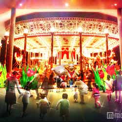 ファンタジックに光輝く冬のとしまえん 新イルミエリアも登場/ワンダーワールド/画像提供:としまえん