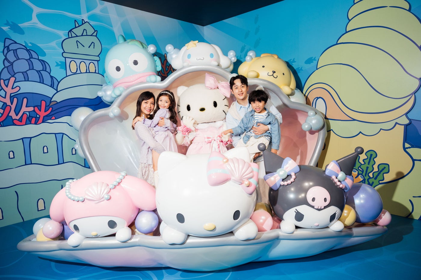Ocean Park × Sanrio characters “Marine Wonders”（C）2025 SANRIO CO., LTD. Approval No.: P2511000274 （C） 2025 OP Corp.