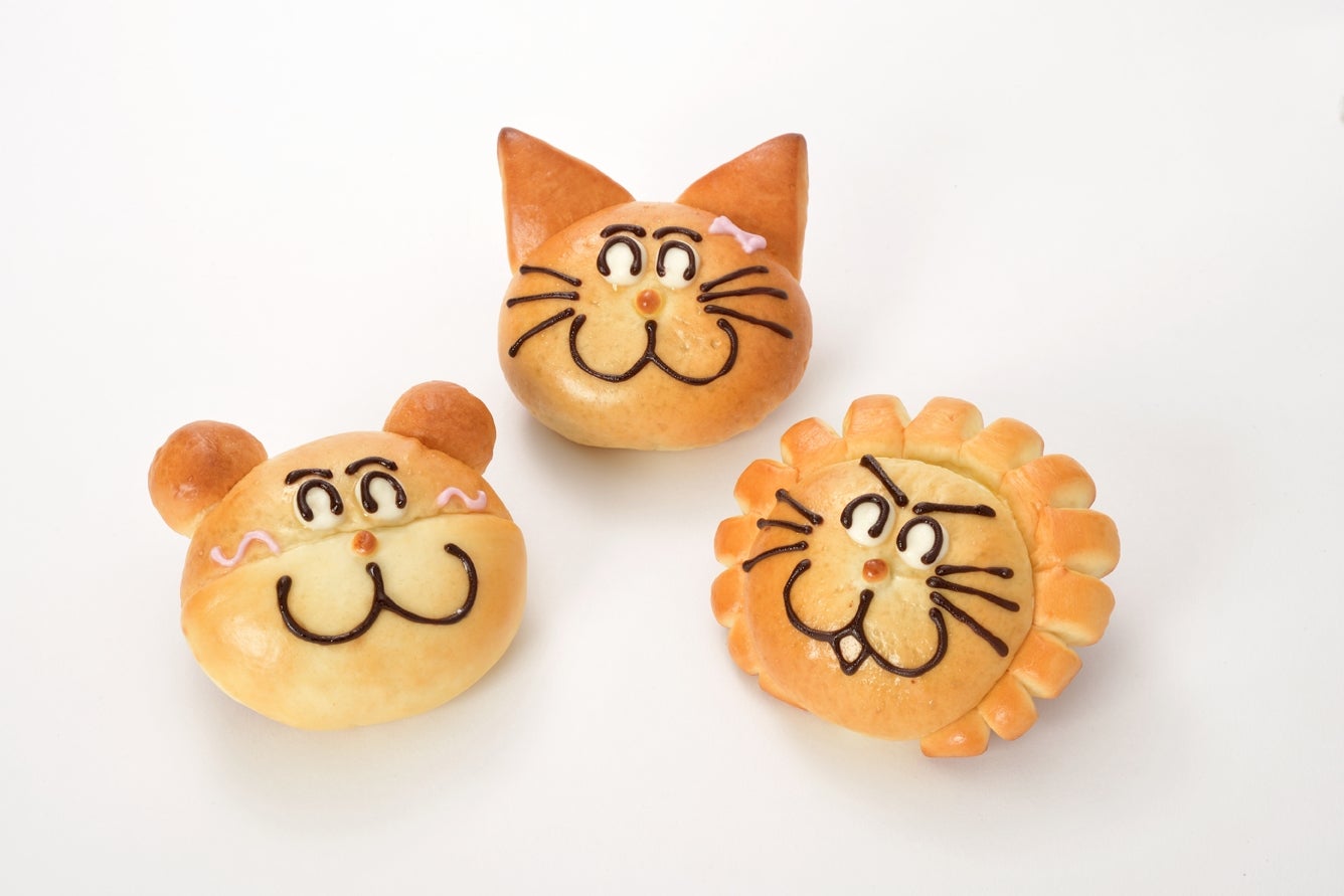 どうぶつぱん 各¥200／画像提供：三井不動産商業マネジメント