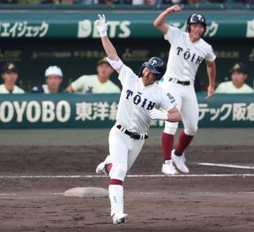 大阪桐蔭が逆転勝ちで3年ぶり4強入り！英明との激闘制す 八回に5番藤田が勝ち越し犠飛