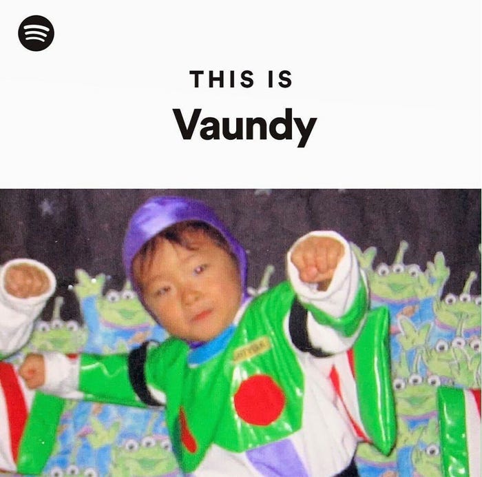 Vaundy Spotifyより