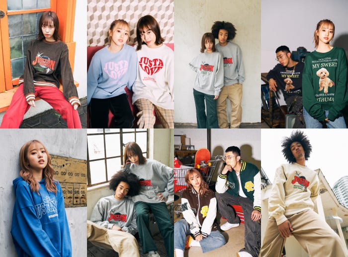 アパレルブランド『JUST A NOON』2021 AWコレクション(提供写真)