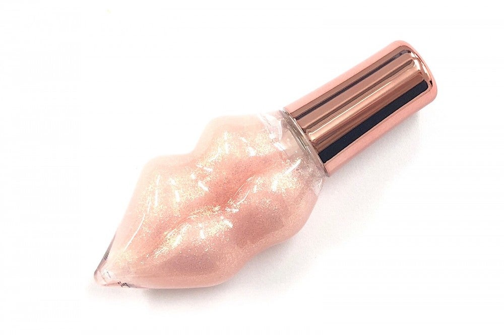 プランプピンク／メルティー リップセラム／107 ファビュラスピーチ／1,300円（税抜） (C)メイクイット