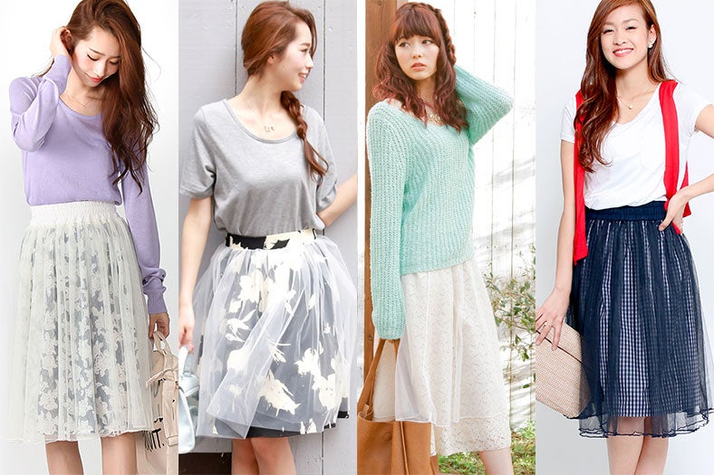 乙女モード満開！一味違う「チュールスカート」で周りと差をつけて／全て「salus」画像提供：salus【モデルプレス】
