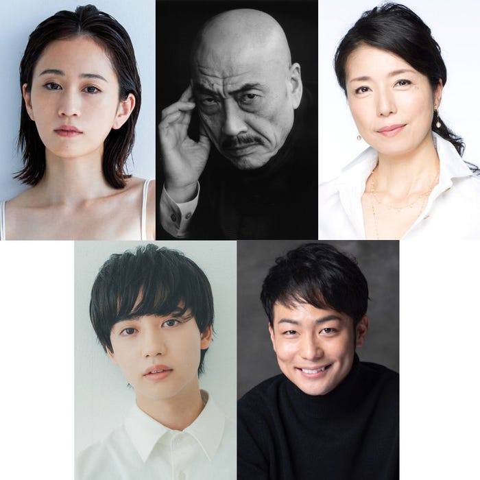 (左上から時計回りに)前田敦子、麿赤兒、高橋ひとみ、田中俊介、ゆうたろう(C)「Love Will Tear Us Apart」製作委員会