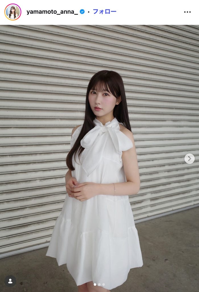 山本杏奈Instagramより