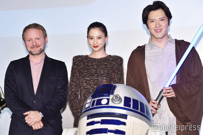 ライアン・ジョンソン監督、河北麻友子、尾上松也(C)モデルプレス