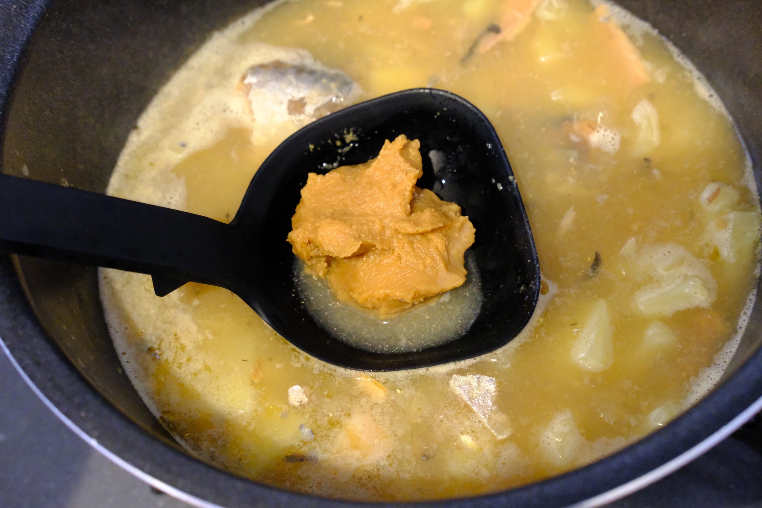 じゃがバターみそ汁