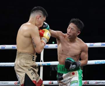 井上拓真が判定勝ちで初防衛！井岡一翔に完勝 2回と3回にダウン奪う「楽しめた戦いでした」兄の歴史的一戦へ「今以上の熱い声援を」と会場盛り上げる