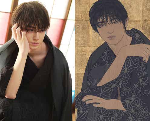 イケメンハーフ・翔が“初”の抜てき 現代美⼈画・池永康晟とタッグに「すごいことが起こっている」<本人コメント到着>