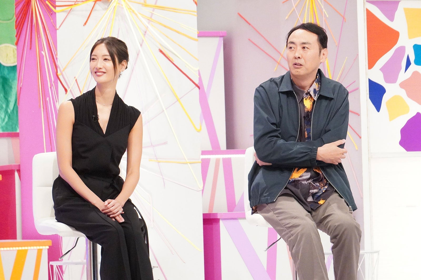 菜々緒、田中卓志（C）フジテレビ