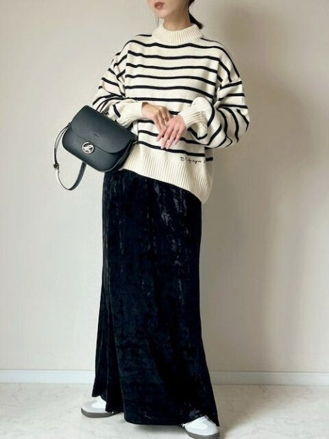 大人女子におすすめの冬スカートコーデ