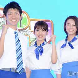（左から）喜入友浩アナ、山本里菜アナ、山形純菜アナ （C）モデルプレス