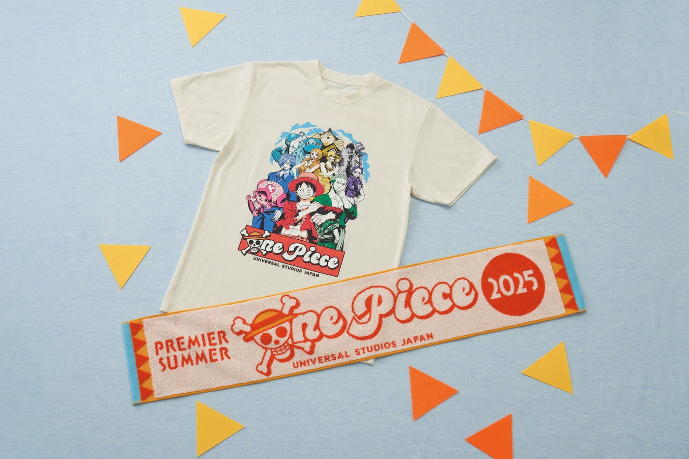 （上） Tシャツ （下）マフラータオル／画像提供：ユニバーサル・スタジオ・ジャパン