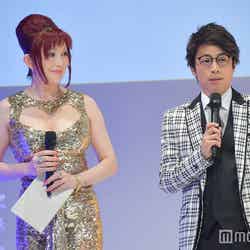 Twitterトレンド大賞でMCを務めた叶美香、田村淳 （C）モデルプレス