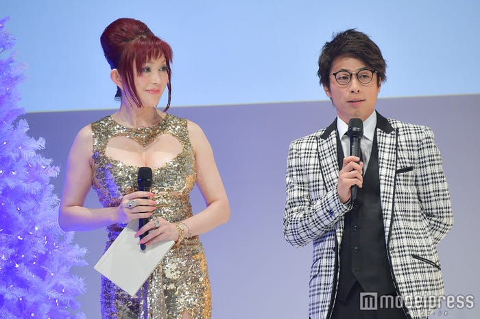 Twitterトレンド大賞でMCを務めた叶美香、田村淳 (C)モデルプレス