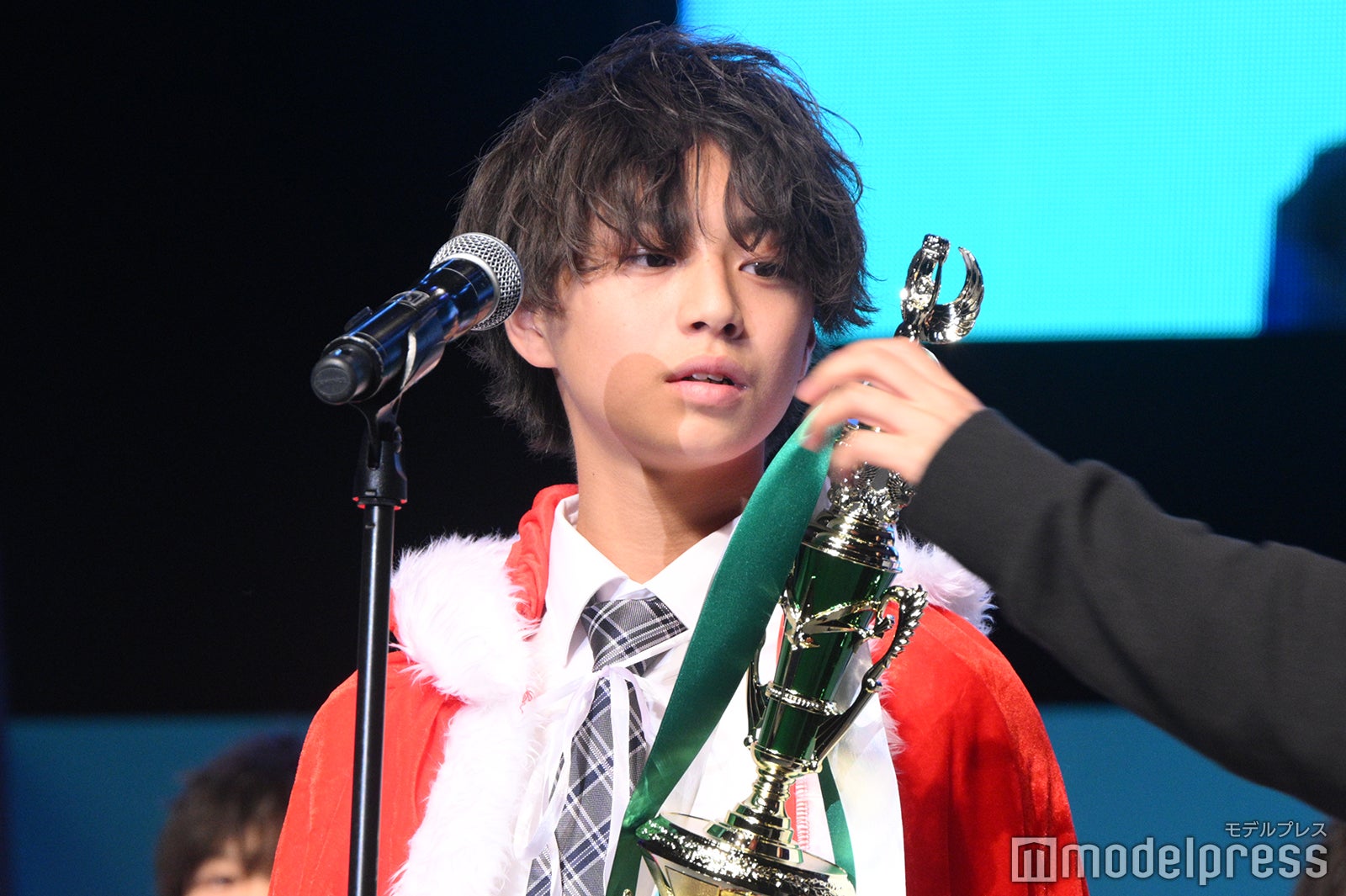 「男子中学生ミスターコン2024」準グランプリに輝いた谷虹輝くん（C）モデルプレス