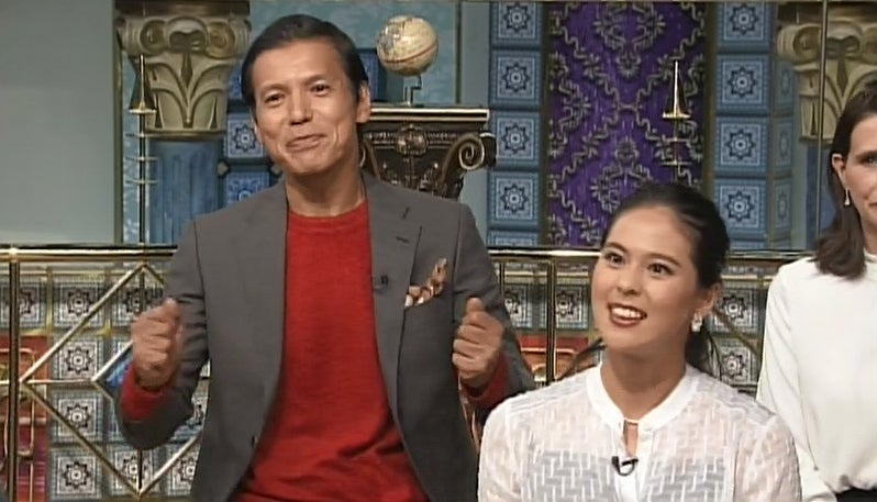 阿部祐二、阿部桃子／31日放送の「踊る！さんま御殿！！」より（C）日本テレビ