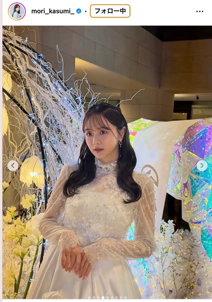 森香澄Instagramより