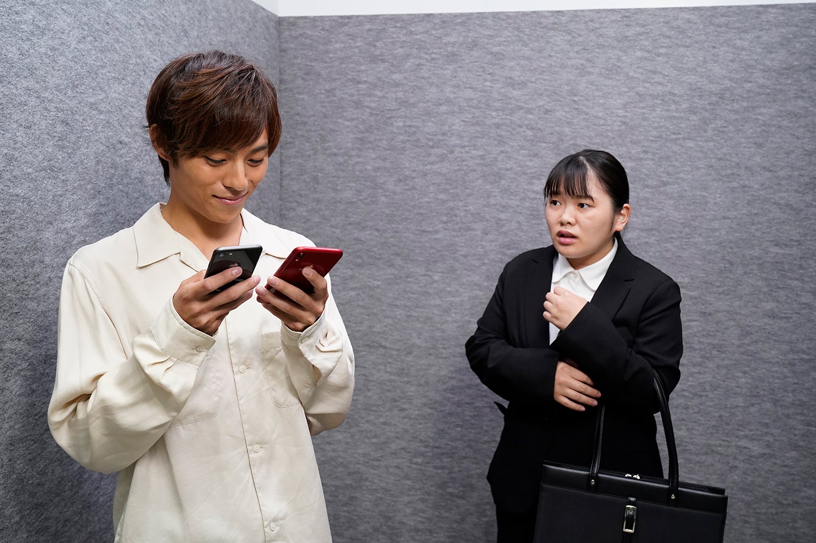 永田崇人、富田望生（画像提供：讀賣テレビ）