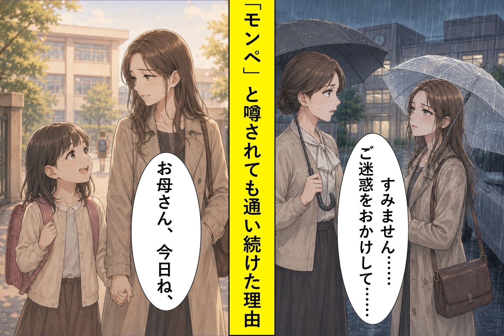 「モンペ」と呼ばれても学校へ通った母、教室に入れない娘を待った半年