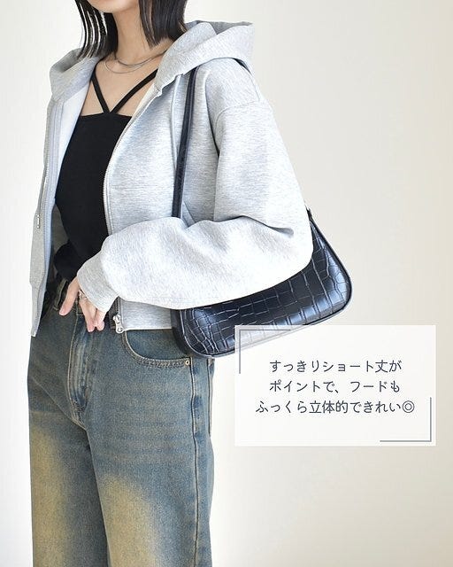 GU パフスウェットフルジップパーカ GUのパフスウェットフルジップパーカ3