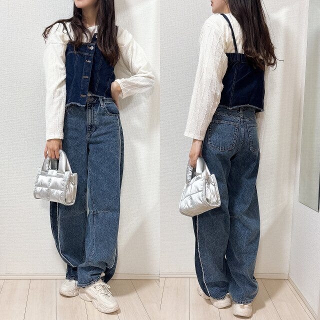 トレンドのビスチェをプラス