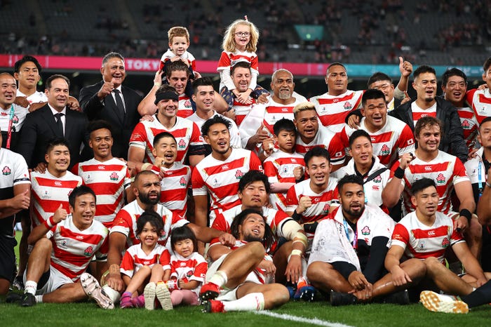 ラグビー日本代表(Photo by Getty Images)