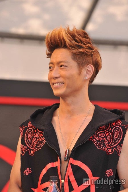 「コカ・コーラゼロ×EXILE新TVCM発表イベント」に参加したEXILEのKEIJI