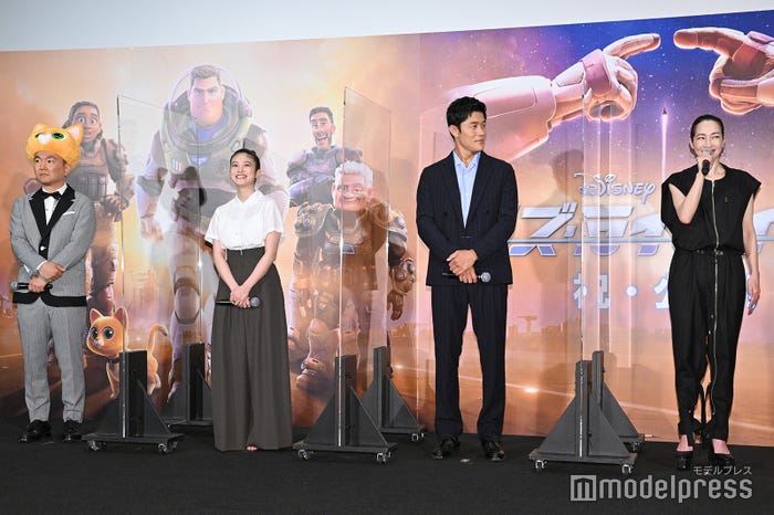 山内健司(かまいたち)、今田美桜、鈴木亮平、りょう(C)モデルプレス