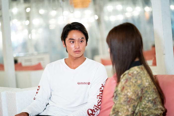 平原颯馬、染野有来「オオカミくんには騙されない」第9話(C)AbemaTV, Inc.