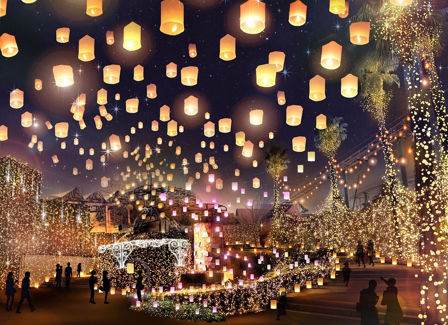 「光の遊園地 ~Time Travel Fantasy~」ひらかたパークの2019年イルミネーション