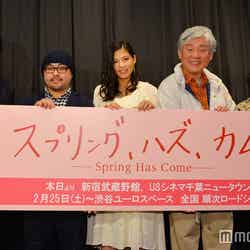 左から：角田晃広、吉野竜平監督、石井杏奈、柳家喬太郎、柳川慶子 （C）モデルプレス