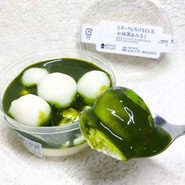 とろ~りとろける白玉 お抹茶&ミルク