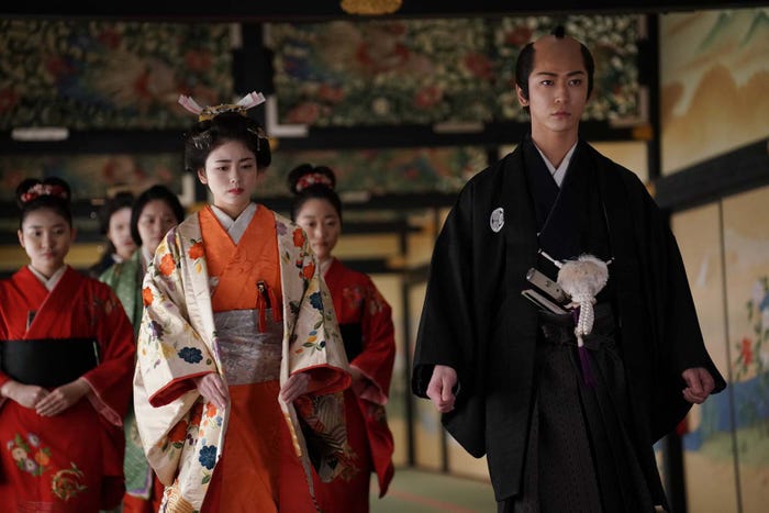 小芝風花、亀梨和也「大奥」第4話より(C)フジテレビ