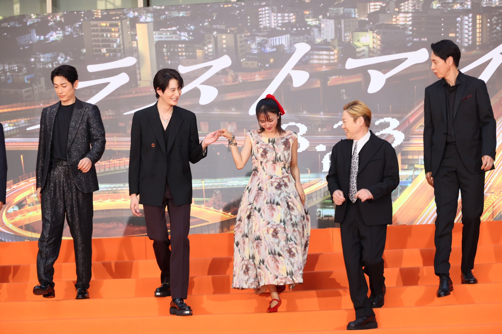 ディーン・フジオカ、岡田将生、満島ひかり、阿部サダヲ、大倉孝二「ラストマイル」シェアード・ユニバースプレミアイベントの様子（提供写真）