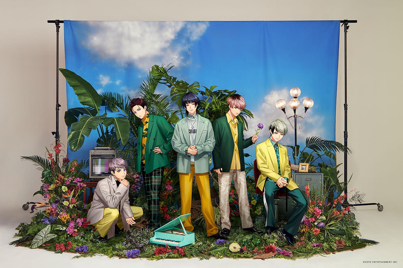 (左から)内田将綺、南優輝、仲川蓮、相沢勇仁、星野陽介(提供写真)