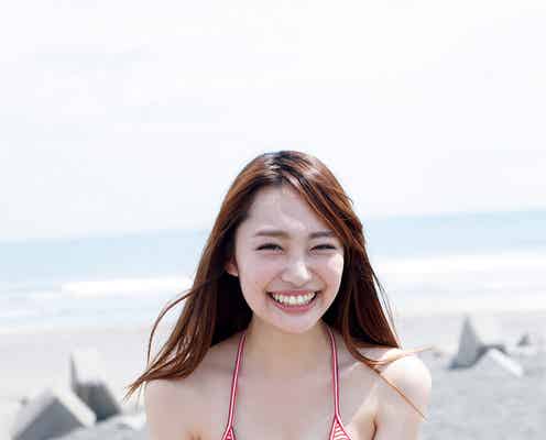 現役音大生みうらうみ、ビキニ姿の色白美肌が眩しすぎる!