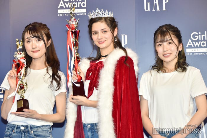 TOMOさん、ミシェルさん、あゆみさん/「GAP PRESENTS GirlsAward AUDITION 2021 AUTUMN/WINTER」受賞イベントより(C)モデルプレス