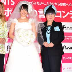 北乃きい、ファッションデザイナーの桂由美氏