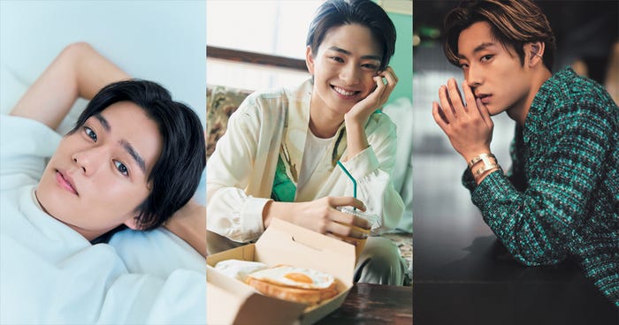 (左から)日向亘、岩瀬洋志、アロハ(提供写真)