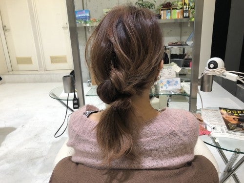 バランスよくラフに崩す